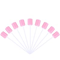 ultnice 100pcs desechables oral care toallitas de limpieza de dientes boca toallitas de oral toallitas de (rosa)